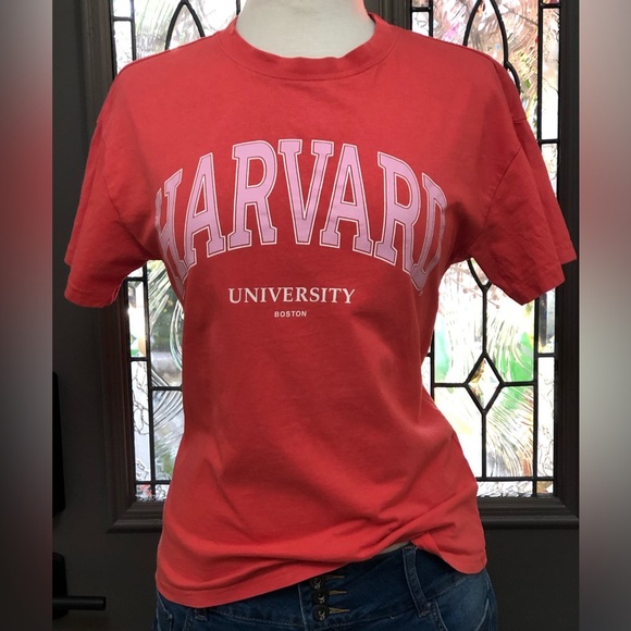H&M Harvard University Short Sleeve T-Shirt - Picture 1 of 6